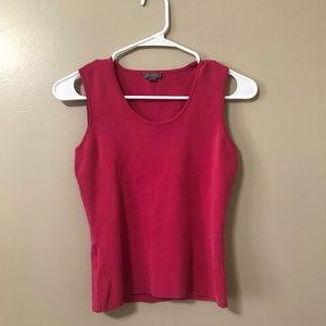 Ann Taylor Petite Pink Tank Top